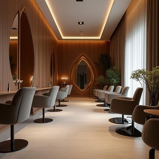 Elegant salon interior of Ganda Buhok Beauty Hub